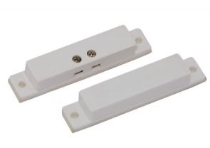 JS-40 ABS Magnetic Door Contacts in size of 40*10*7MM in ABS material Made-In-China