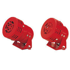 Electric motor siren Manufacturer Power arbitrary choices: (cell or battery) DC 12 V, 24V,